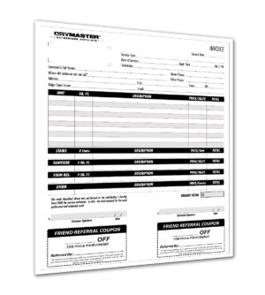 NCR Invoice with friendship coupon