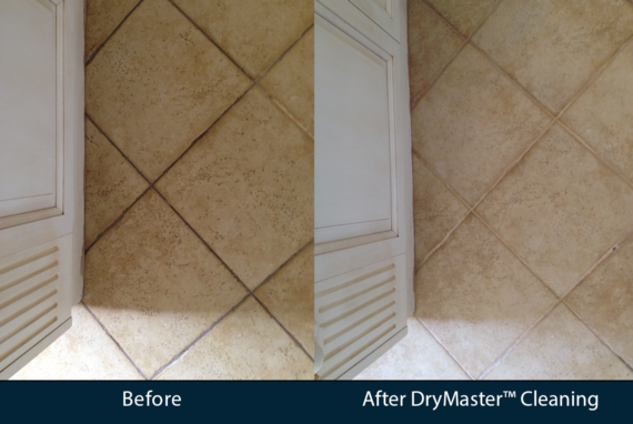 professional tile cleaning before and after