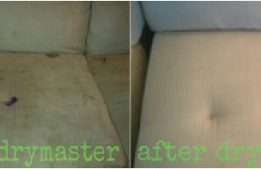 Upholstery Cleaning Using DryMaster Technology