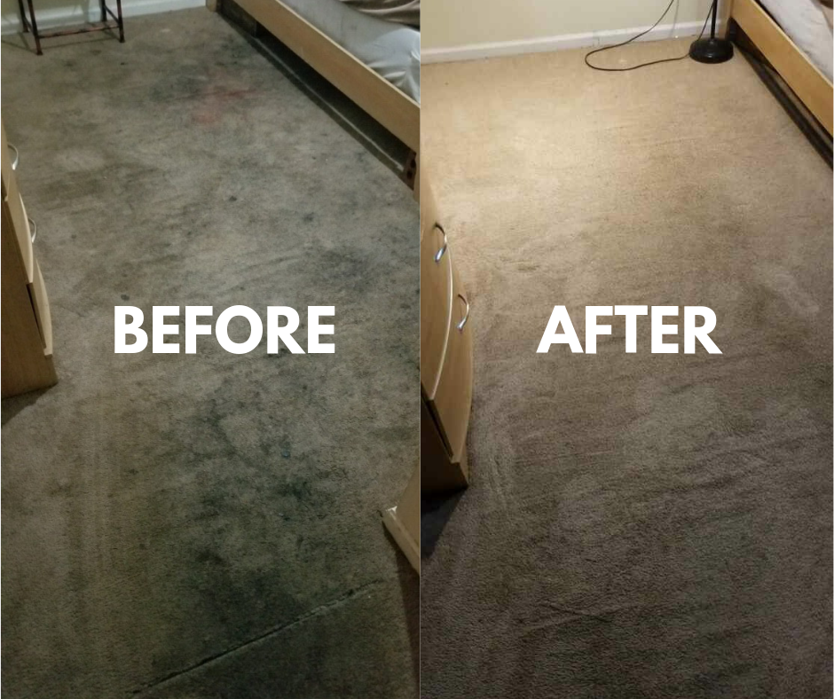 Before & After - Carpet Cleaning Customer