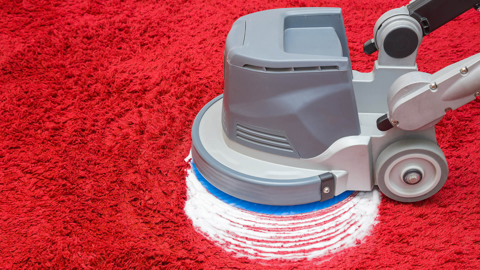 Carpet cleaning method - bonnet cleaning