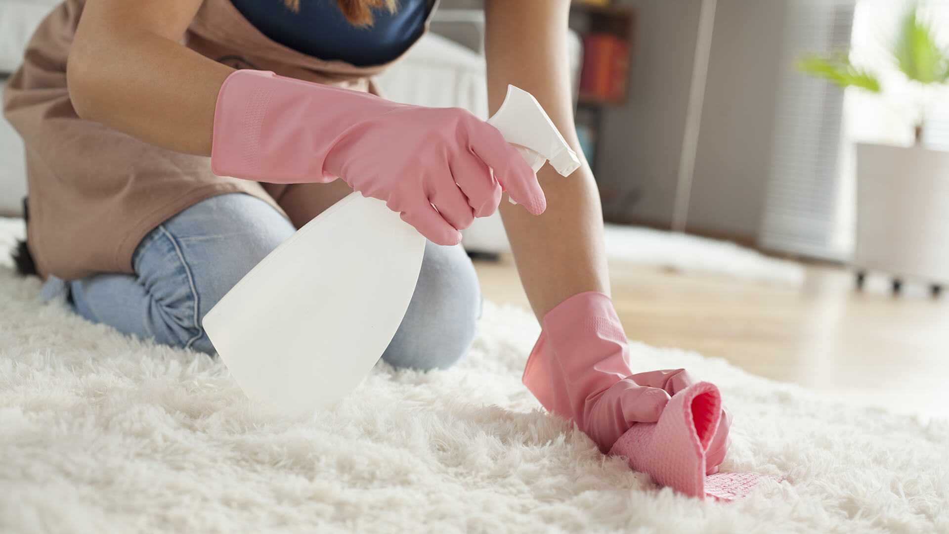 Carpet cleaning method - spot cleaning